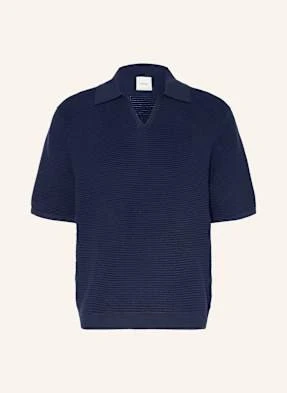 Calvin Klein Koszulka Polo Z Dzianiny blau