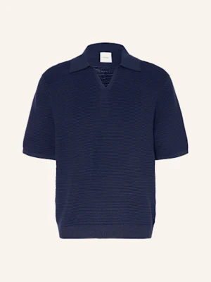 Calvin Klein Koszulka Polo Z Dzianiny blau