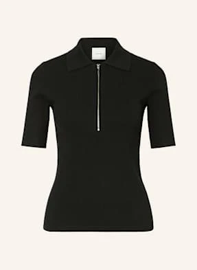 Calvin Klein Koszulka Polo Z Dzianiny schwarz