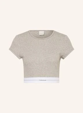 Calvin Klein Koszulka Rekreacyjna Cotton Strtech Rib grau