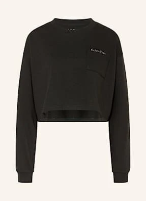Calvin Klein Koszulka Rekreacyjna Logo Cotton Jersey schwarz