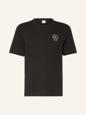 Calvin Klein Koszulka Typu Lounge schwarz CZARNY