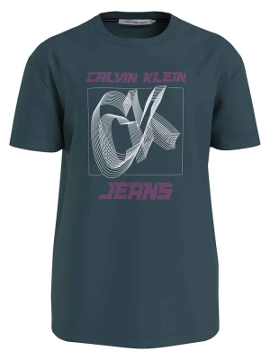 Calvin Klein Koszulka w kolorze niebieskoszarym rozmiar: S