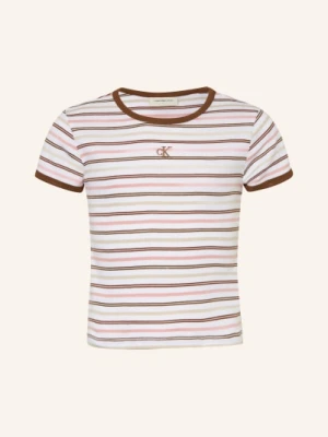 Calvin Klein Koszulka Yarndye pink