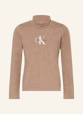 Calvin Klein Koszulka Z Długim Rękawem braun