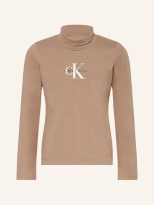 Calvin Klein Koszulka Z Długim Rękawem braun