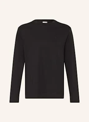 Calvin Klein Koszulka Z Długim Rękawem Luxe Cotton Interlock schwarz