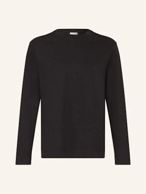 Calvin Klein Koszulka Z Długim Rękawem Luxe Cotton Interlock schwarz