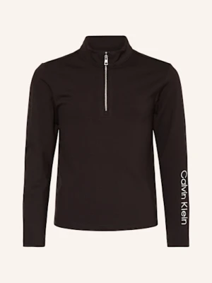 Calvin Klein Koszulka Z Długim Rękawem schwarz