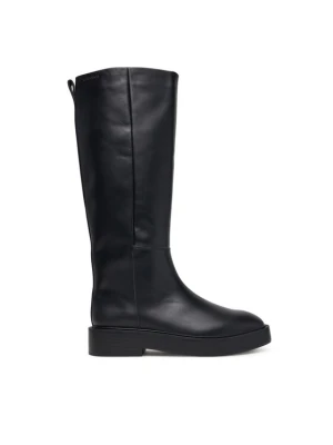 Calvin Klein Kozaki Conc Welt High Boot Lth HW0HW03213 Czarny