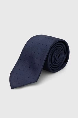 Calvin Klein krawat jedwabny kolor granatowy K10K113148