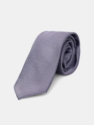 Calvin Klein krawat męski z dodatkiem jedwabiu