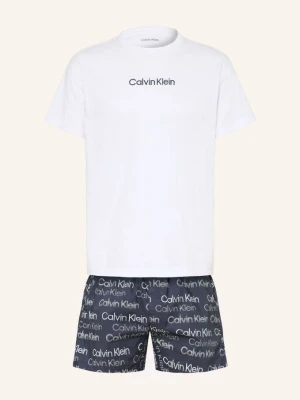 Calvin Klein Krótkie Piżamy weiss