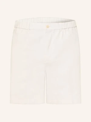 Calvin Klein Krótkie Spodnie Chino O Prostym Kroju Z Lnu weiss