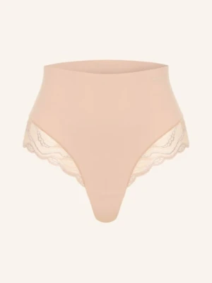 Calvin Klein Kształtujący String Sensual Stretch Lace beige