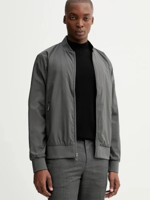Calvin Klein kurtka bomber męski kolor szary LV040FM512