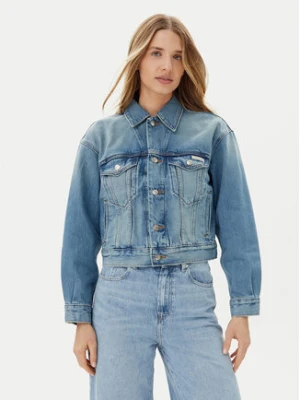 Calvin Klein Kurtka jeansowa LV047B075G Niebieski Regular Fit