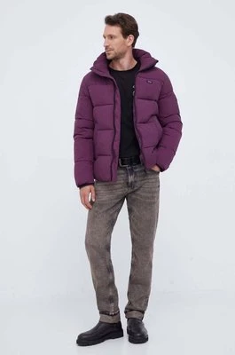 Calvin Klein kurtka męska kolor fioletowy zimowa