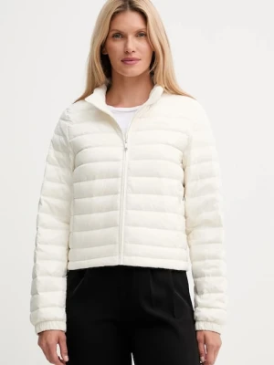 Calvin Klein kurtka puchowa kolor beżowy przejściowa LV044C513G