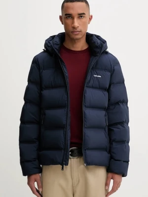 Calvin Klein kurtka puchowa kolor granatowy zimowa LV04LD517G