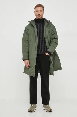 Calvin Klein kurtka puchowa męska kolor zielony zimowa