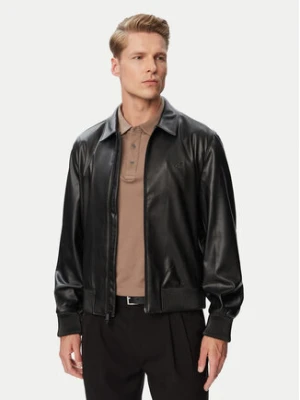 Calvin Klein Kurtka z imitacji skóry LV04RG406G Czarny Regular Fit