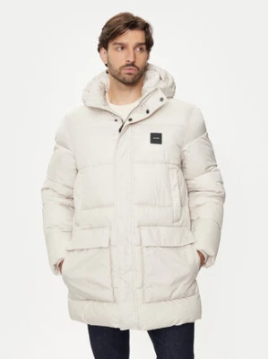 Calvin Klein Kurtka zimowa K10K113465 Beżowy Regular Fit