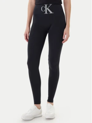 Calvin Klein Legginsy 701233380 Czarny Slim Fit