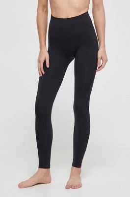 Calvin Klein legginsy damskie kolor czarny gładkie