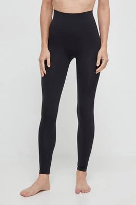 Calvin Klein legginsy damskie kolor czarny gładkie