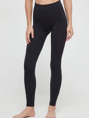 Calvin Klein legginsy damskie kolor czarny gładkie