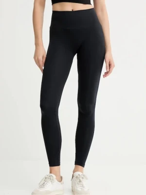 Calvin Klein legginsy damskie kolor czarny gładkie 701233681