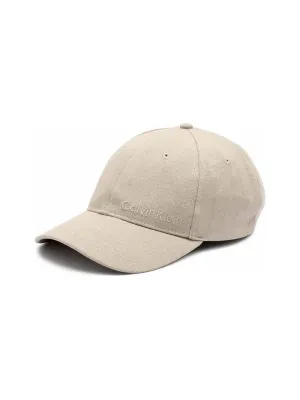 Calvin Klein Lniana bejsbolówka