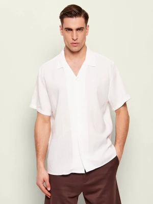 Calvin Klein Lniana koszula | Classic fit