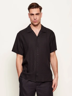 Calvin Klein Lniana koszula | Classic fit