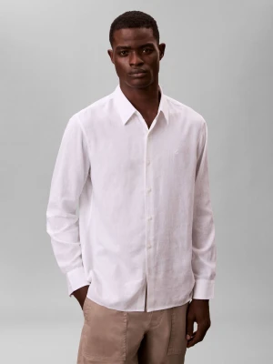 Calvin Klein Lniana koszula | Classic fit