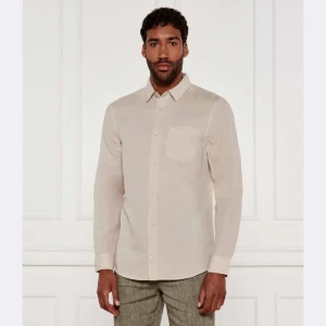 Calvin Klein Lniana koszula | Regular Fit