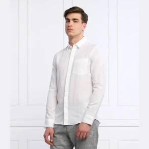 Calvin Klein Lniana koszula | Regular Fit
