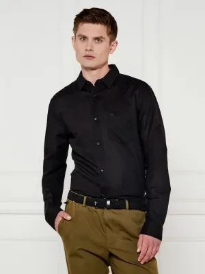 Calvin Klein Lniana koszula | Regular Fit