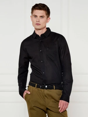 Calvin Klein Lniana koszula | Regular Fit