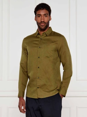 Calvin Klein Lniana koszula | Regular Fit
