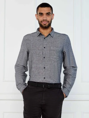 Calvin Klein Lniana koszula | Regular Fit
