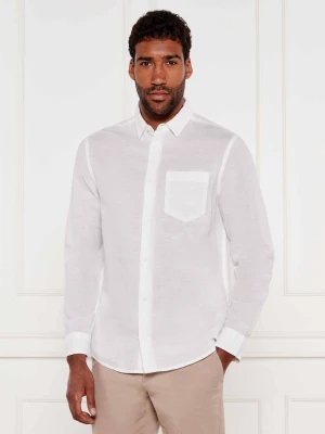 Calvin Klein Lniana koszula | Regular Fit