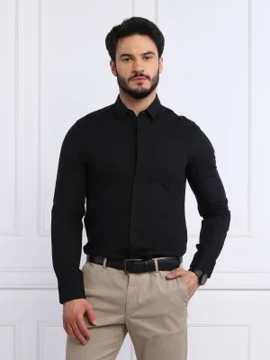 Calvin Klein Lniana koszula | Slim Fit