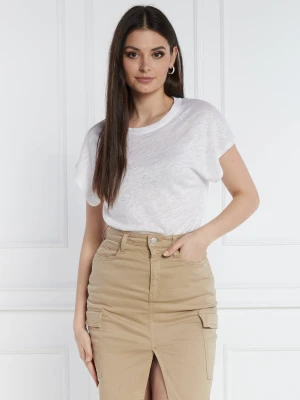 Calvin Klein Lniany t-shirt | Relaxed fit