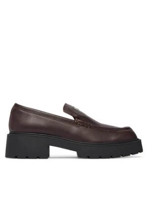 Calvin Klein Loafersy HW0HW03044 Bordowy