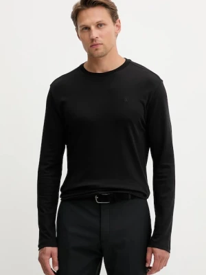 Calvin Klein longsleeve bawełniany kolor czarny gładki LV04LD227G