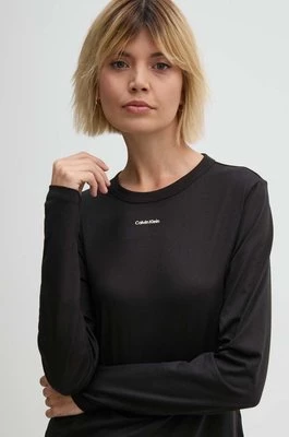 Calvin Klein longsleeve bawełniany kolor czarny K20K207572