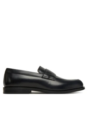 Calvin Klein Lordsy Ess Rubber Band Loafer Lth HM0HM01923 Czarny