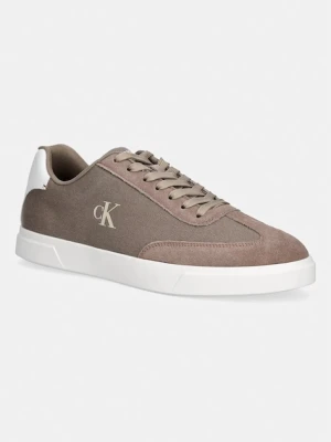 Calvin Klein LOW PROF CUPSOLE CV sneakersy męskie brązowy
